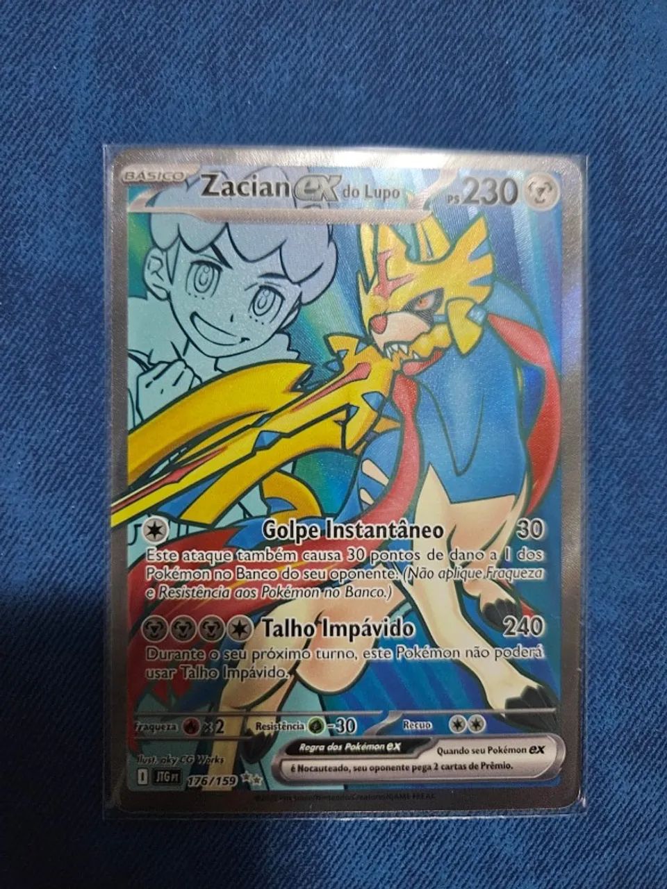 Carta - Zacian ex do Lupo - Pokemon