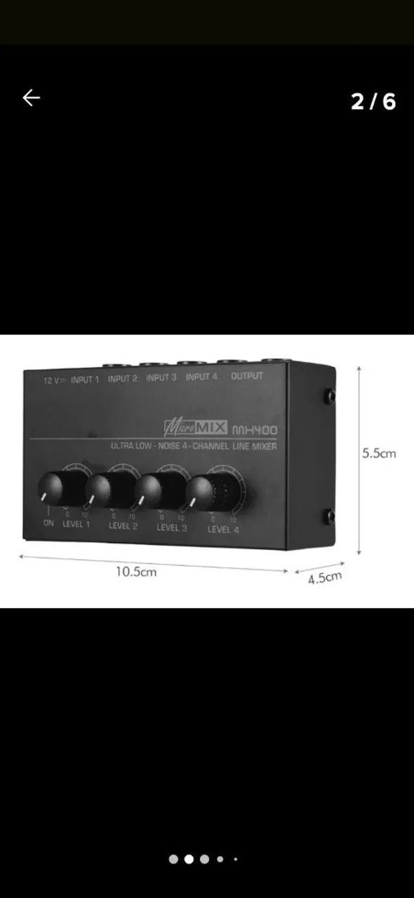 Amplificador de fone de ouvido  - Foto 3