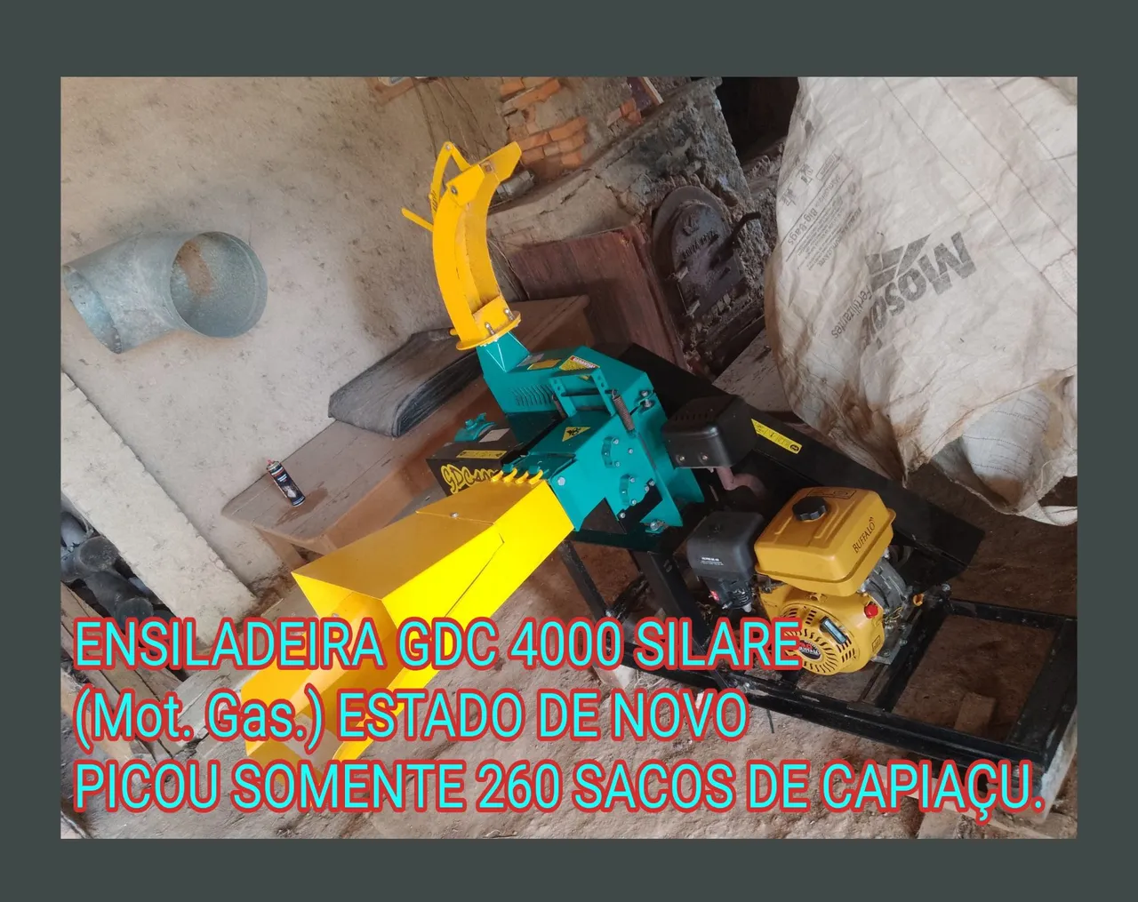 Ensiladeira GDC 4000 Silare - Estado de Nova