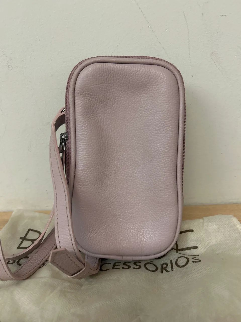 Bolsa de couro na etiqueta baggage  - Foto 3