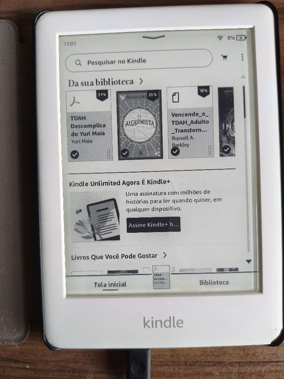 Kindle 10ª geração branco - 2020 