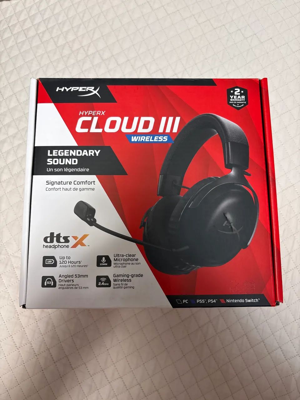 HyperX Cloud III Wireless - Fones de Ouvido - Panazzolo, Caxias do