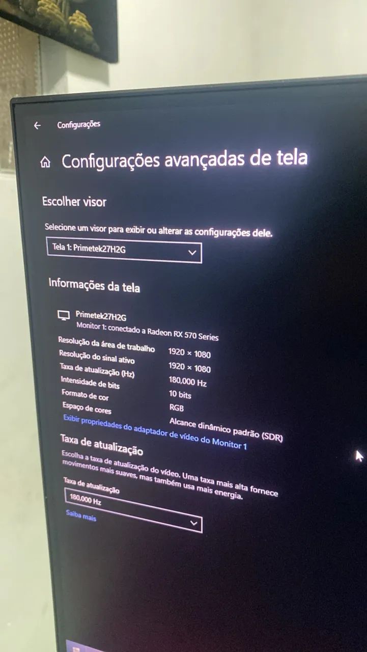 Vende-se monitor 27 polegadas 180hz - Foto 4