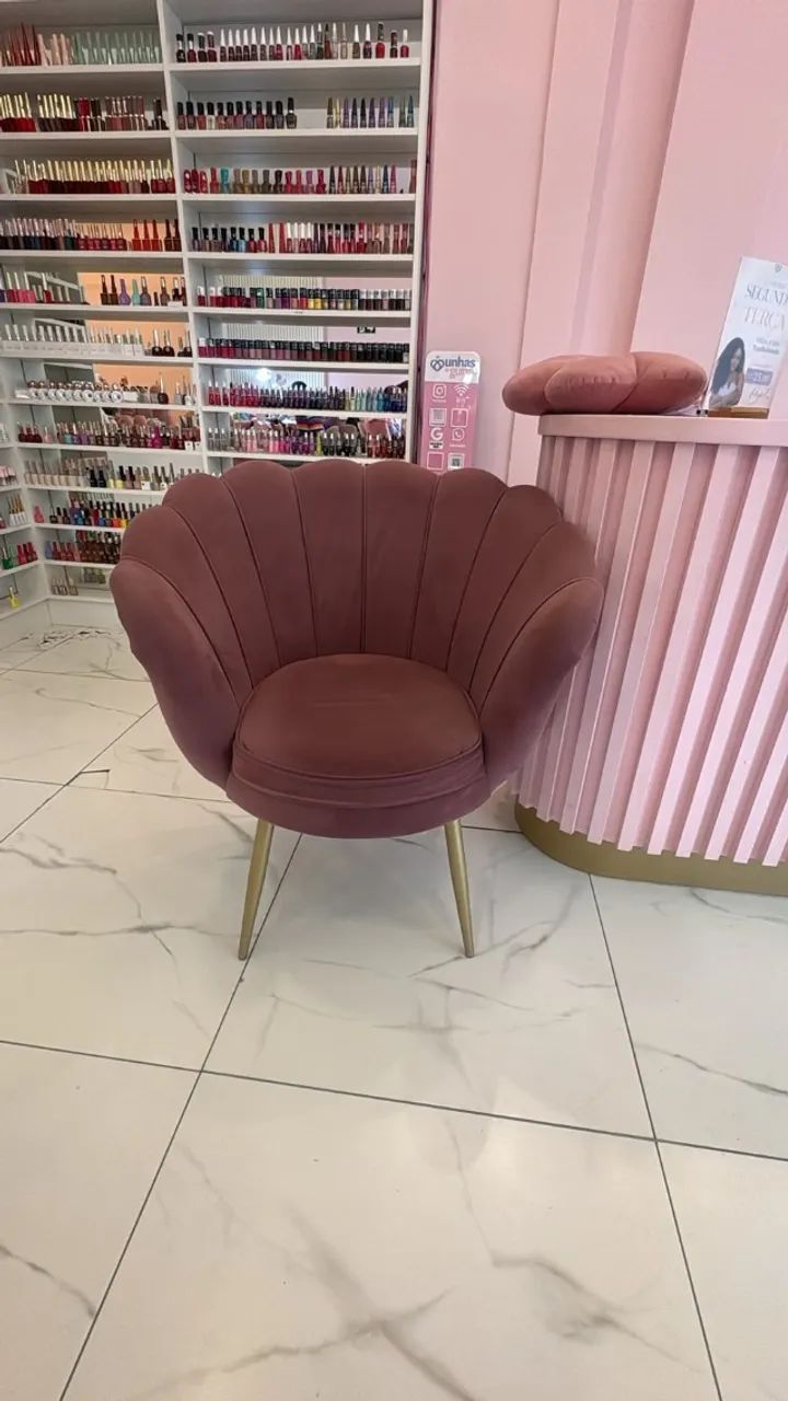 Poltrona Concha Rosa ? R$140 Cada - Foto 2