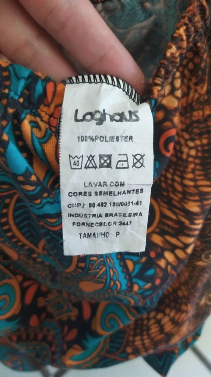 vestido estampado tomara que caia com manga comprida - Foto 3