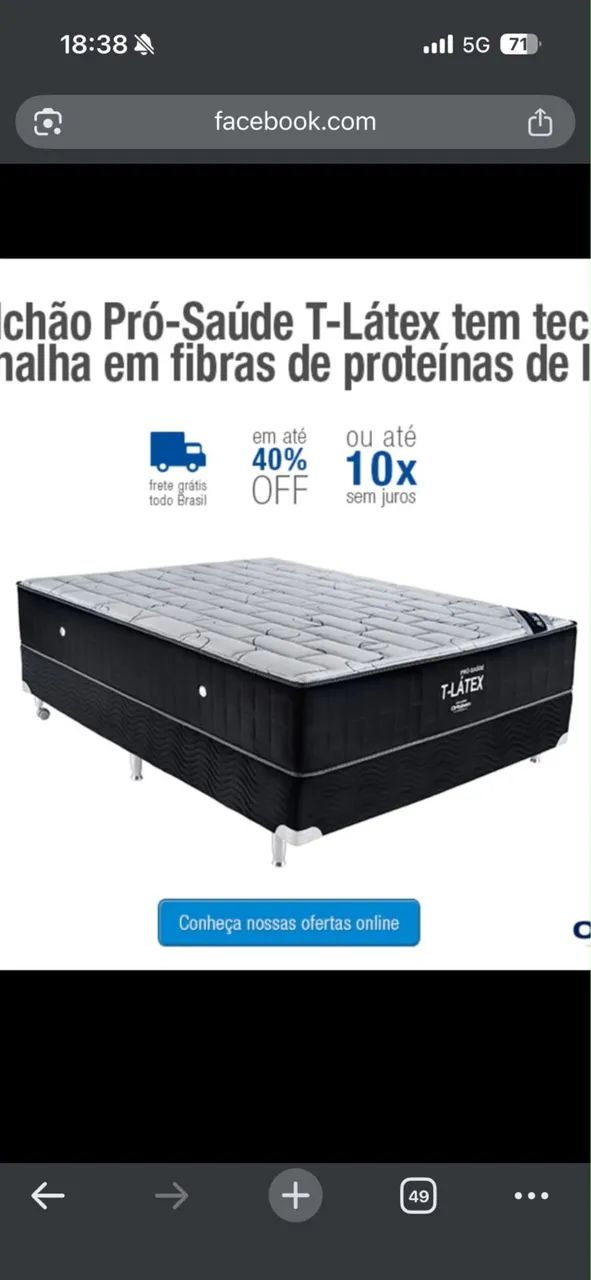 Cama Box (Colchão + Baú) - Foto 2