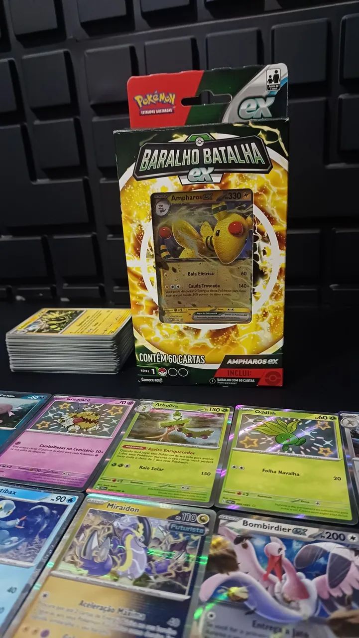 Deck de batalha pokemon+ 105 cards  - Foto 3