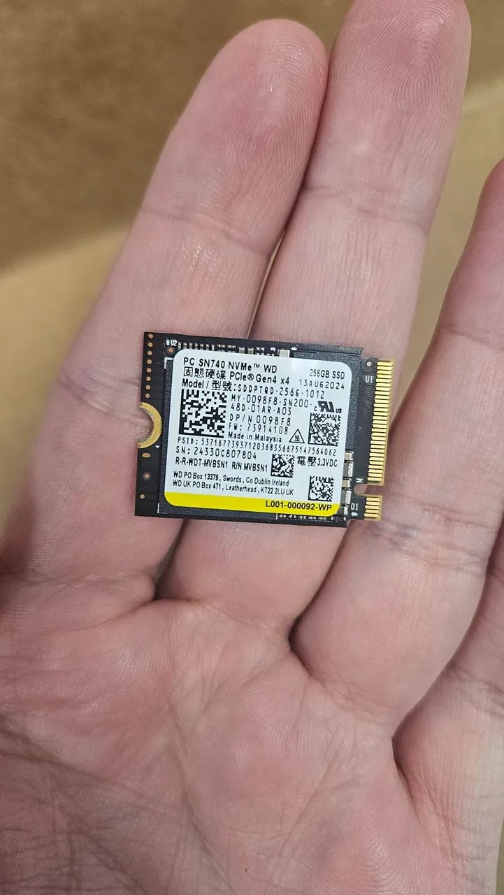 SSD 256Gb NVMe PCIe Gen 4x4  - Foto 3