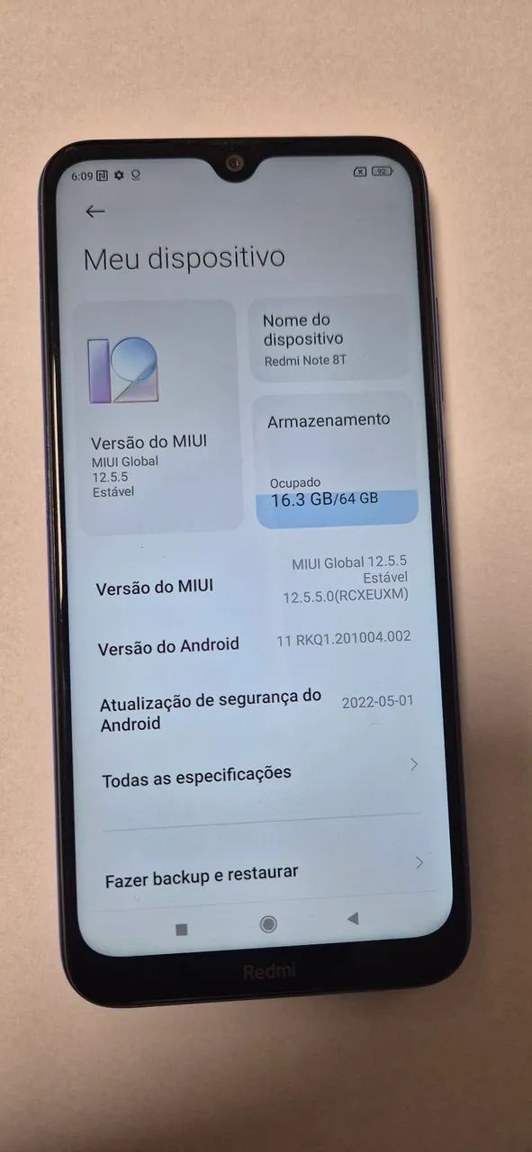 Smartphone Xiaomi Readmi Note 8 64gb Preto  - Foto 2