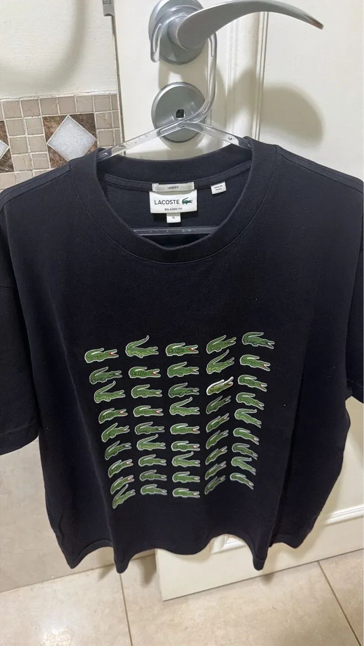 camiseta lacoste multi croco 