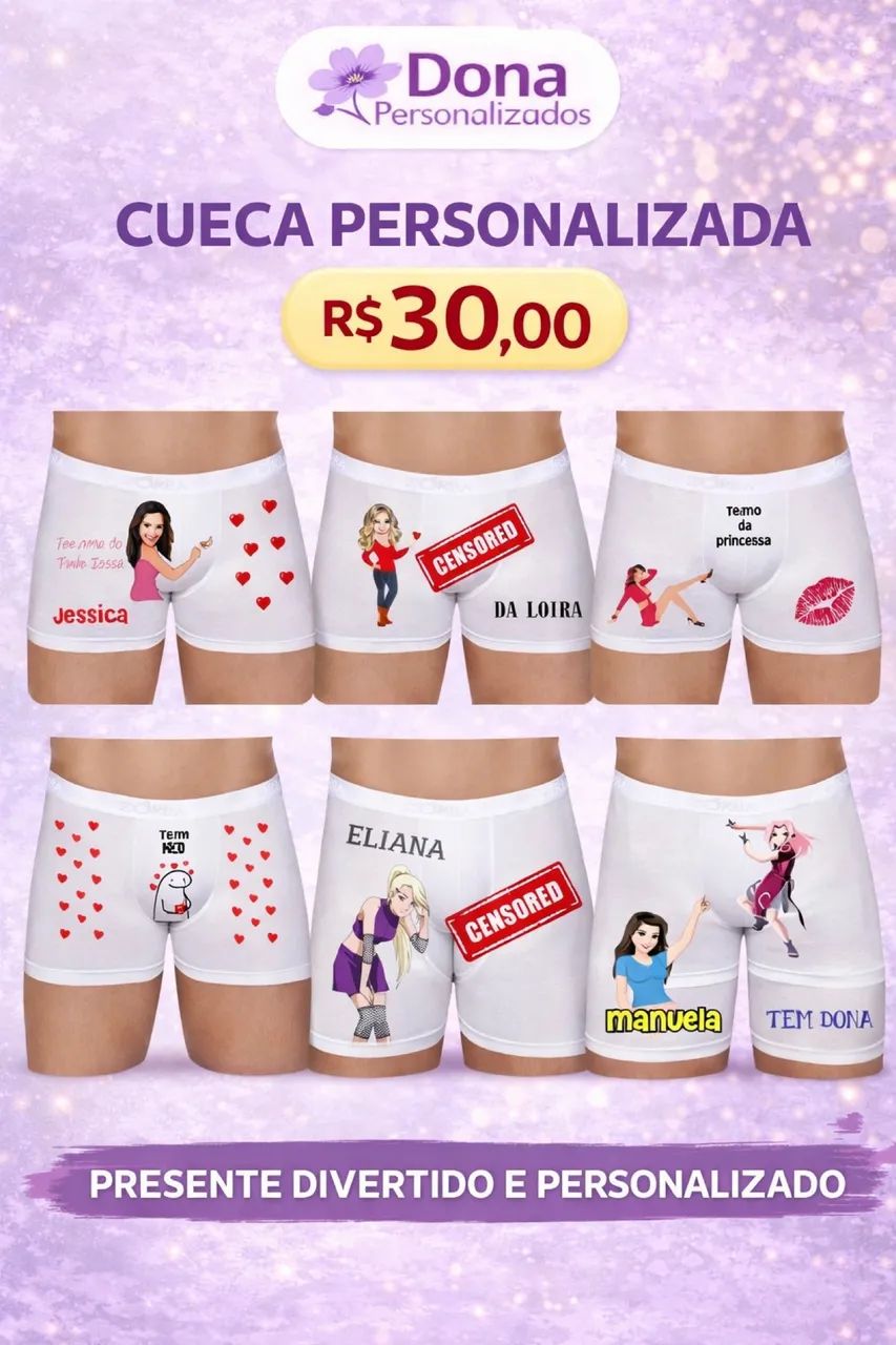 Cueca personalizada 