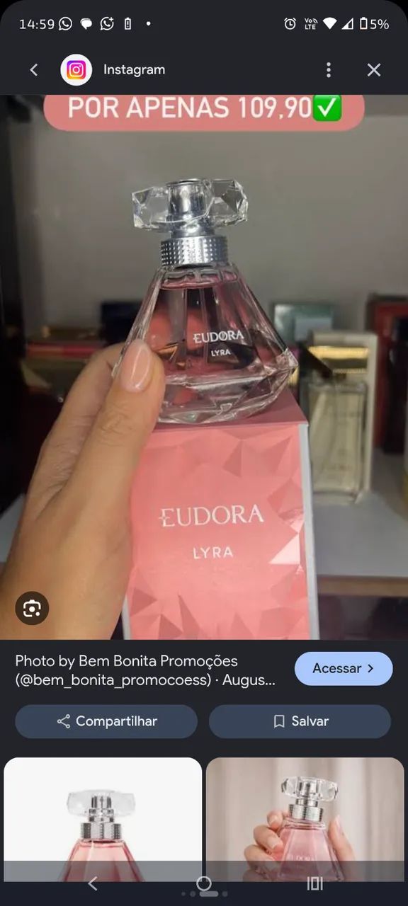 Perfume Eudora lyra  - Foto 2