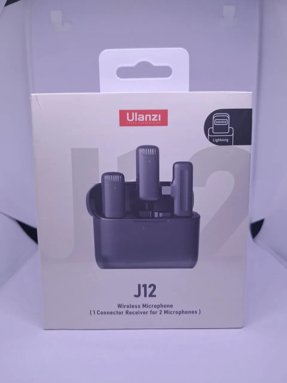 Microfone Lapela Ulanzi J12 2in1 Iphone Lightning440255311041024005