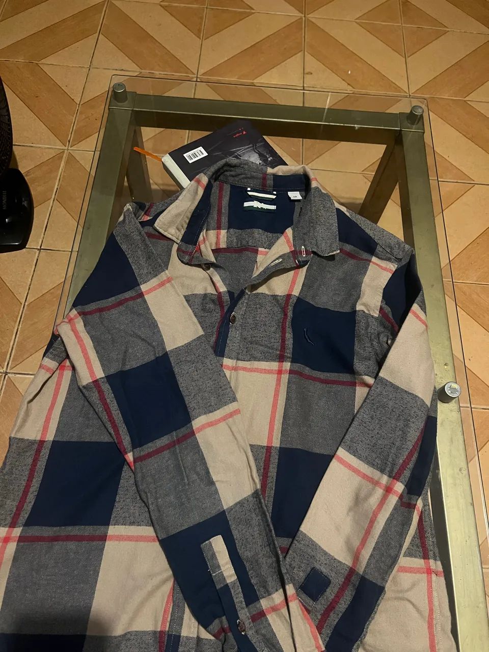 Camisa xadrez manga longa 