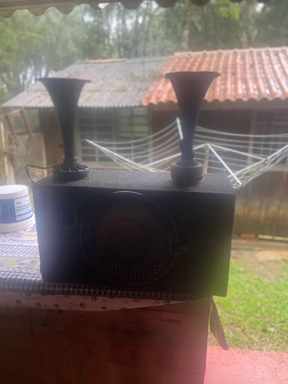 Caixa de som e cornetas  - Foto 3