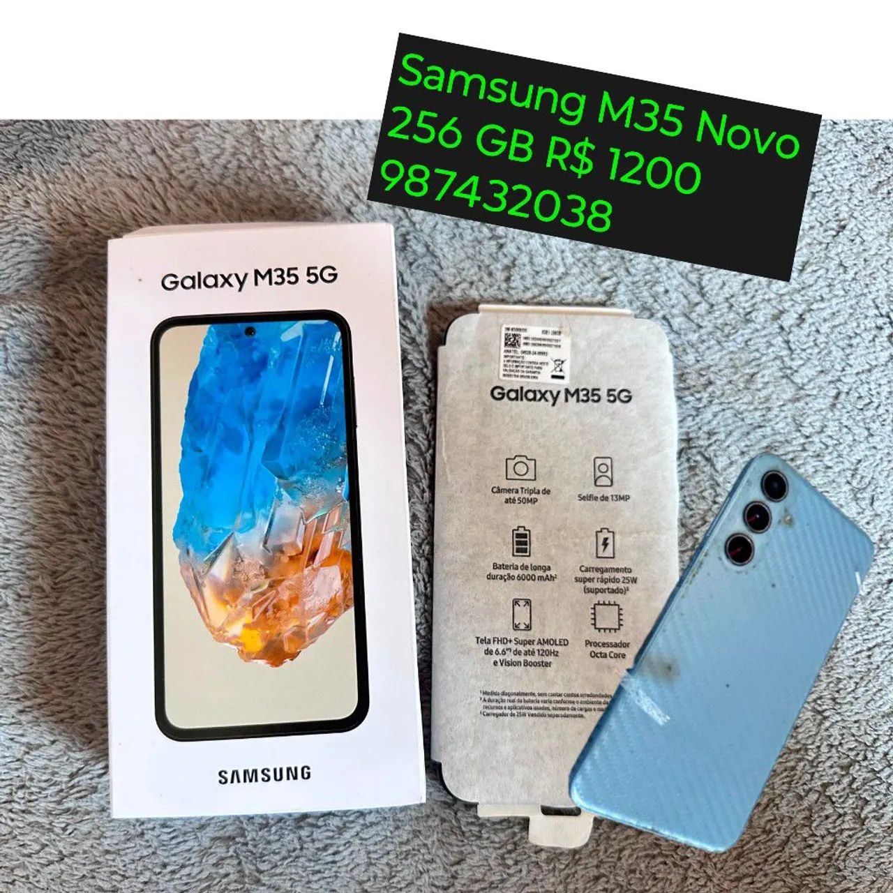 M35 ZERADO SEM MARCA DE USO MOVO E BARATO
