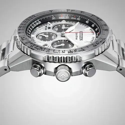 RELOGIO CITIZEN NAVIHAWK CA4660 61A BRANCO - Foto 2
