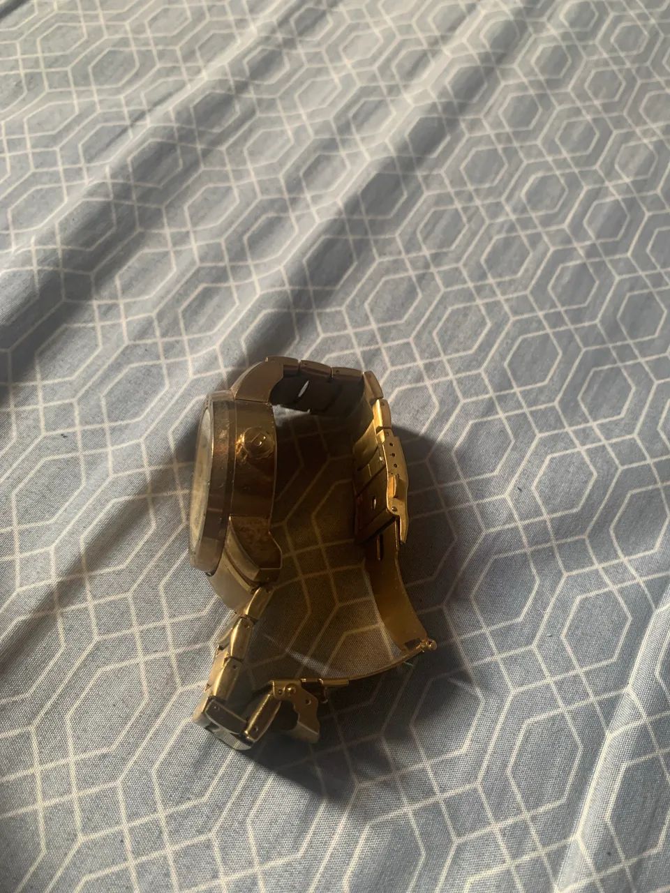 Relógio bvgari roleta cassino dourado  - Foto 3