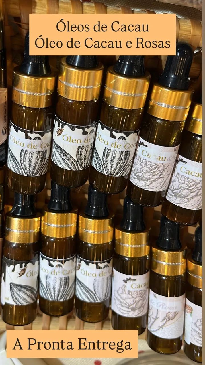 Óleo de Cacau e Rosas 5ML