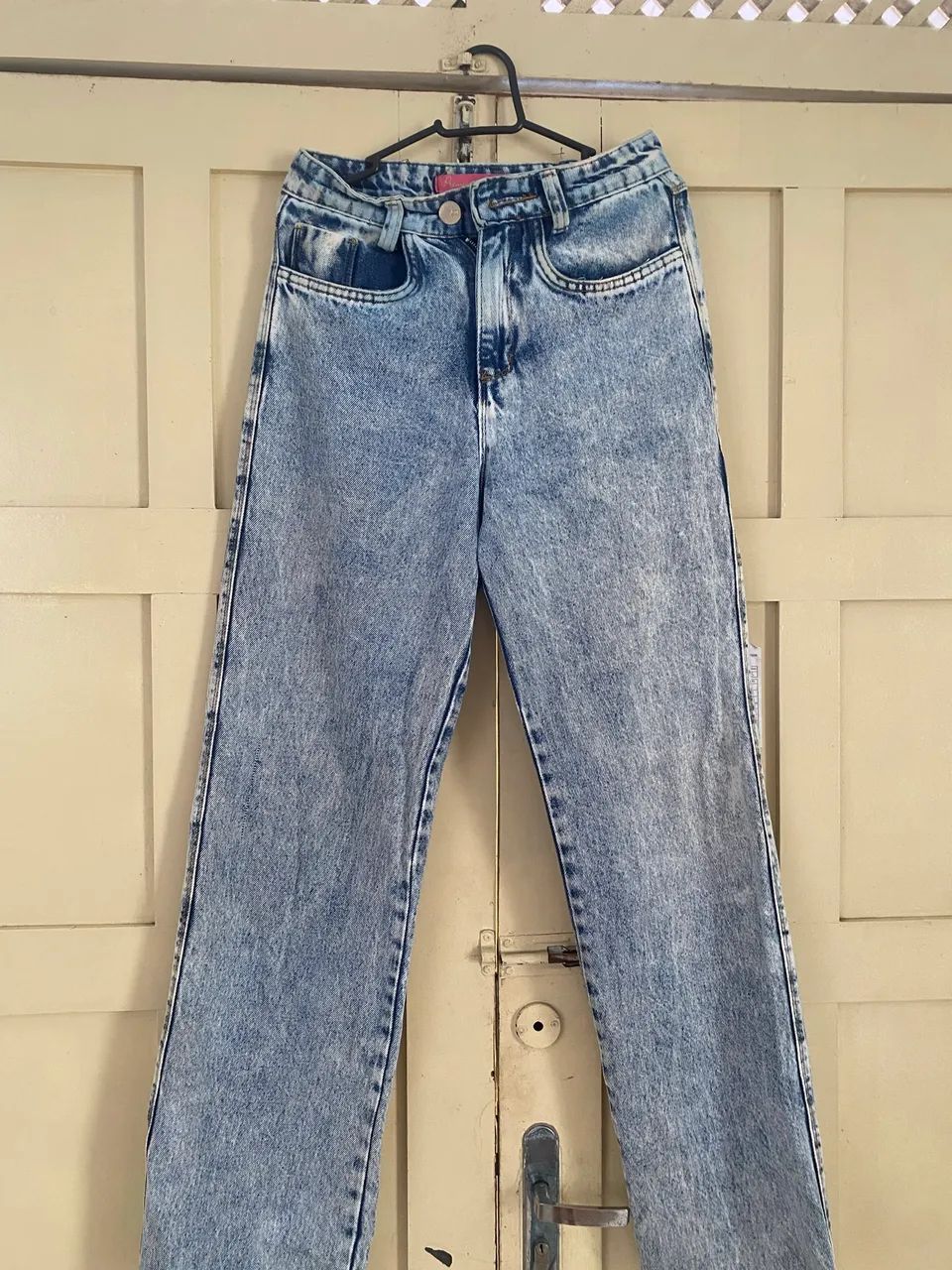 Calça wide leg 34