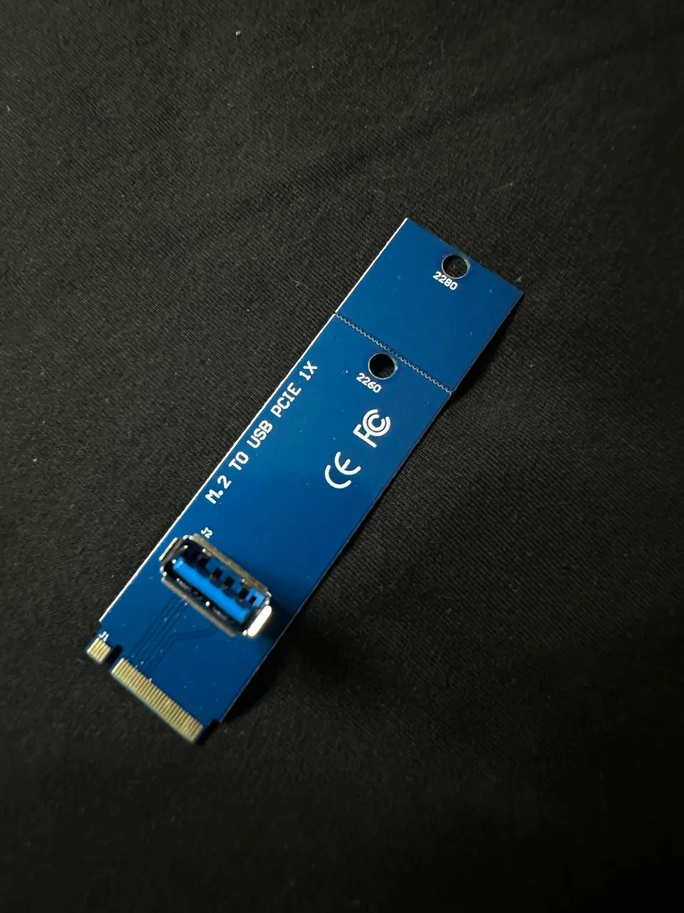     Adaptador M.2 para USB PCIe x1 - Foto 2