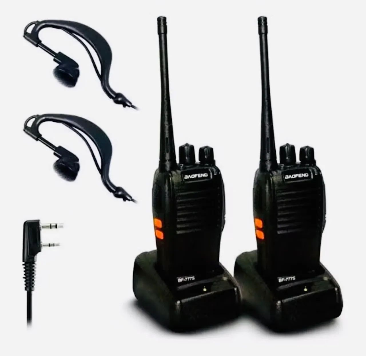 Kit 2 rádios comunicadores Baofeng 777s 