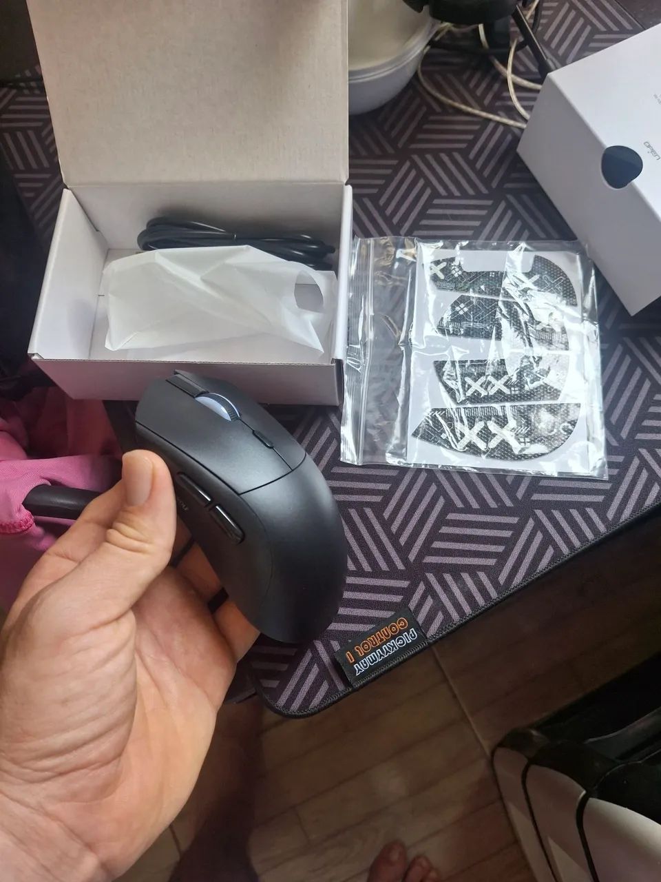 Mouse Gamer Sensor Paw 3311 Smailwolf Rs7, sem fio dangle 2.4ghz. - Foto 2