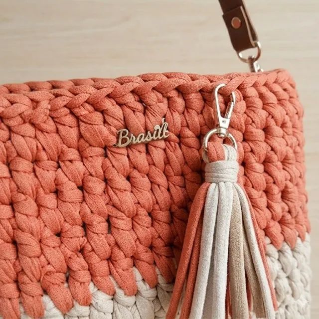 Bolsa de Crochê Artesanal Moda Brasil  - Foto 3