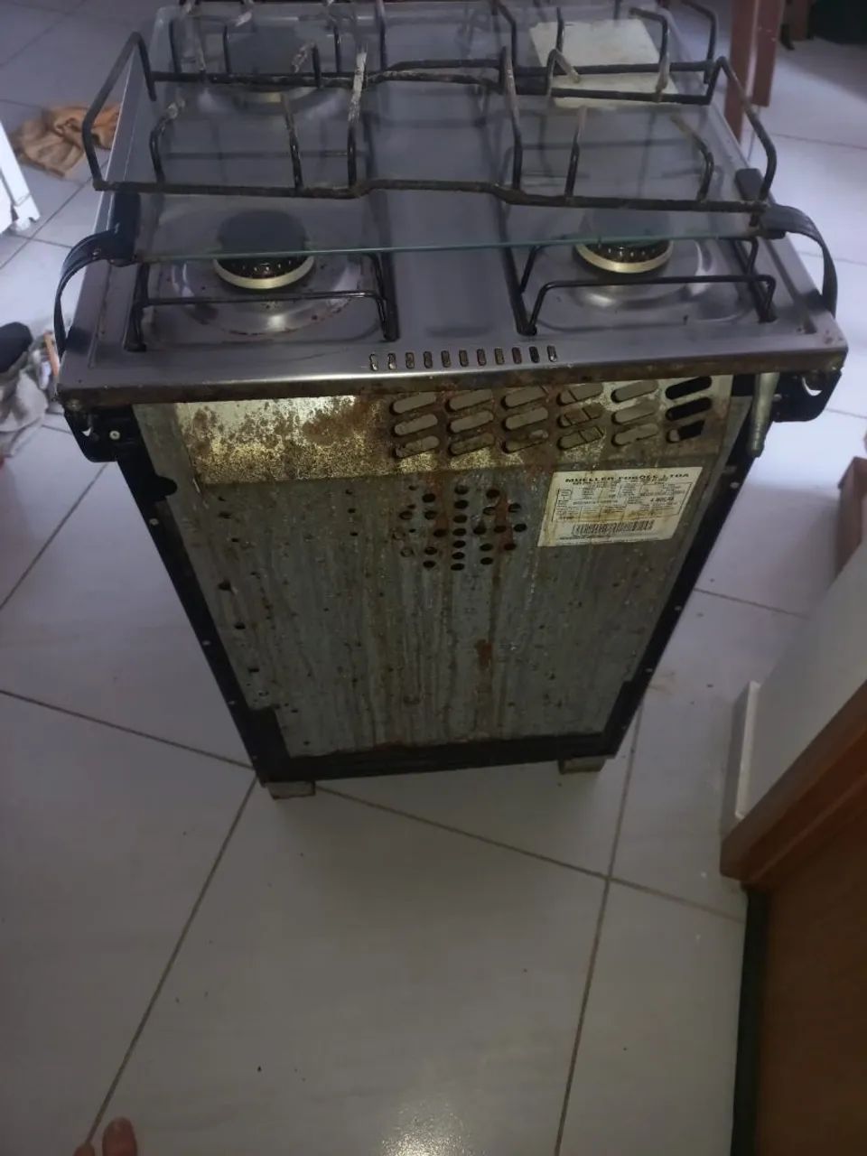 Fogão 4 bocas Usado - Funcionando - Foto 3