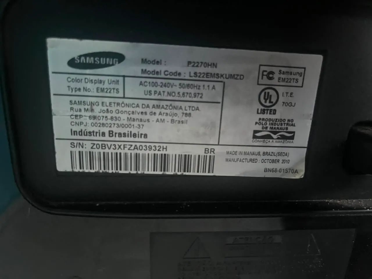 Monitor Samsung 22 polegadas! - Foto 3