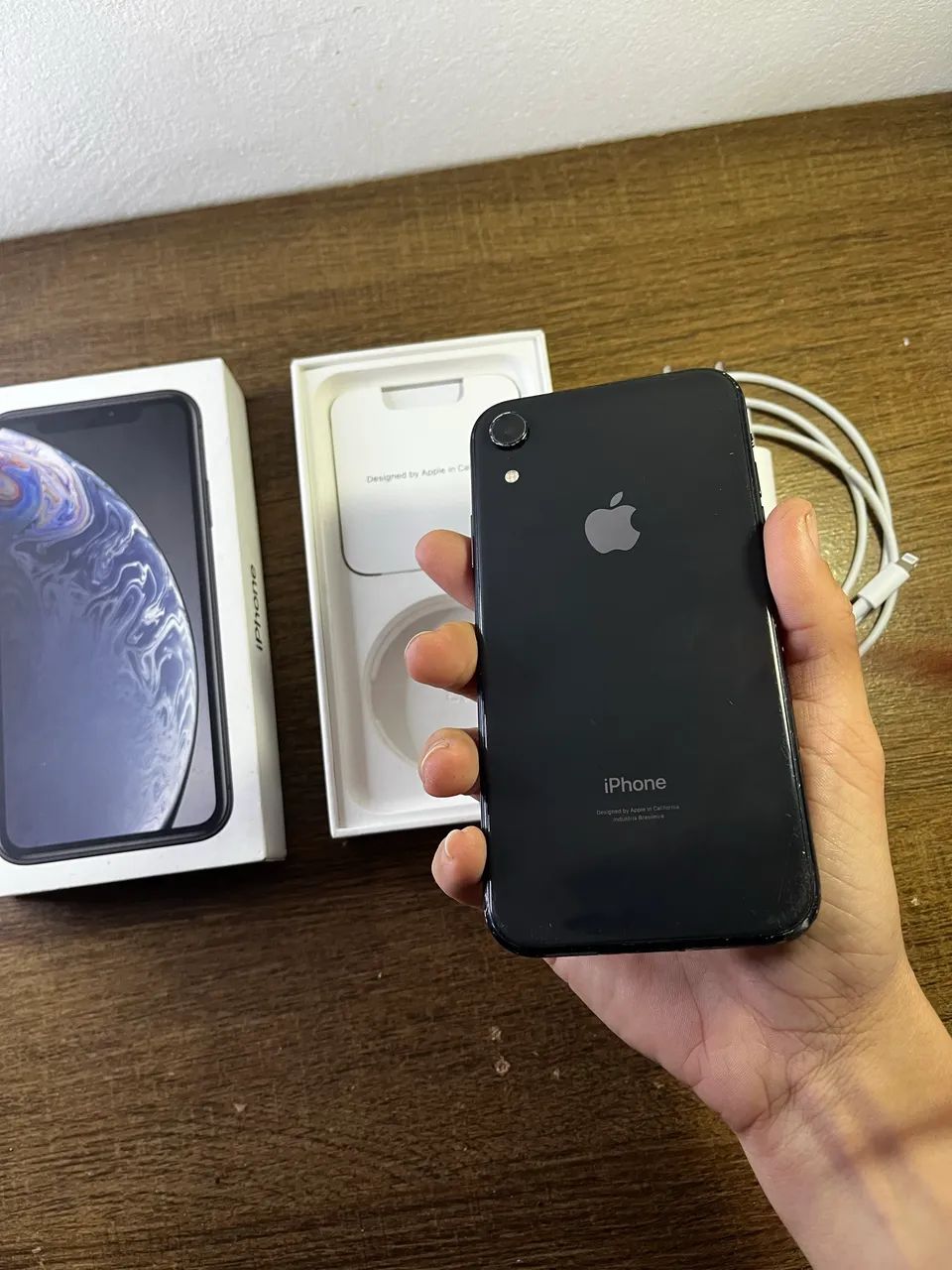 iPhone XR Preto + Caixa e Carregador Original  - Foto 4