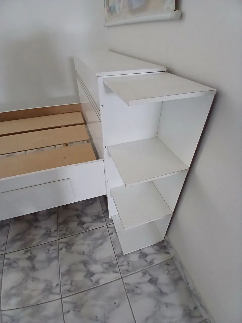 Cama Solteiro com Bau e 2 Gavetas - Foto 3
