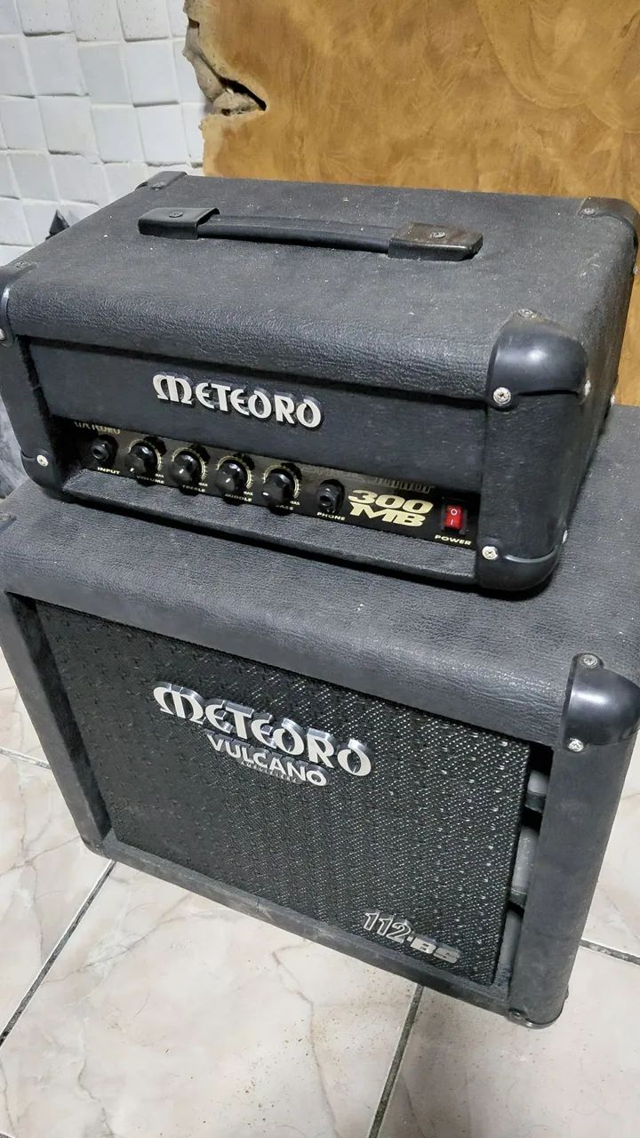 Kit cabeçote e caixa meteoro space junior 300mb