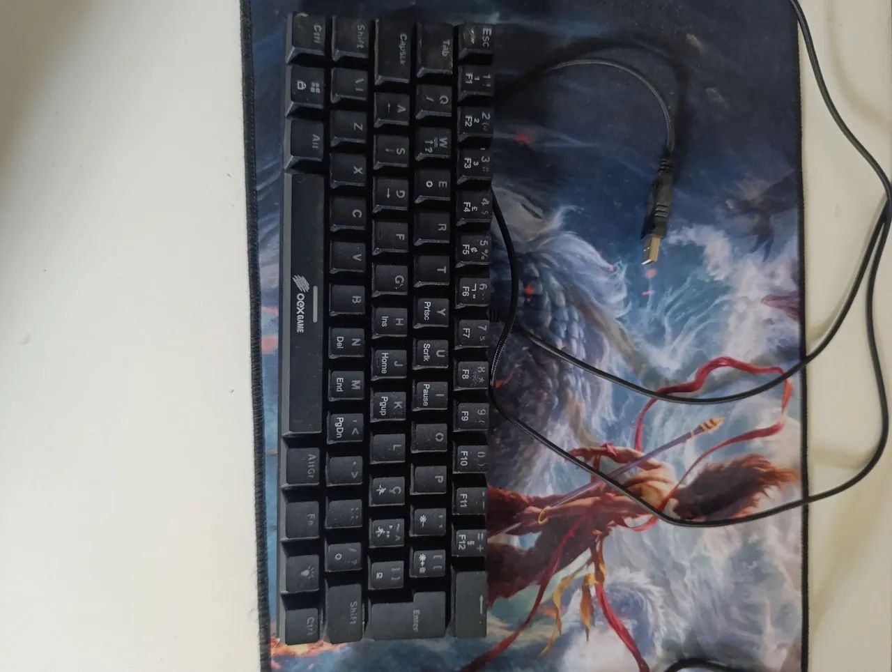 Kit mouse, teclado e mouse pad - Foto 3