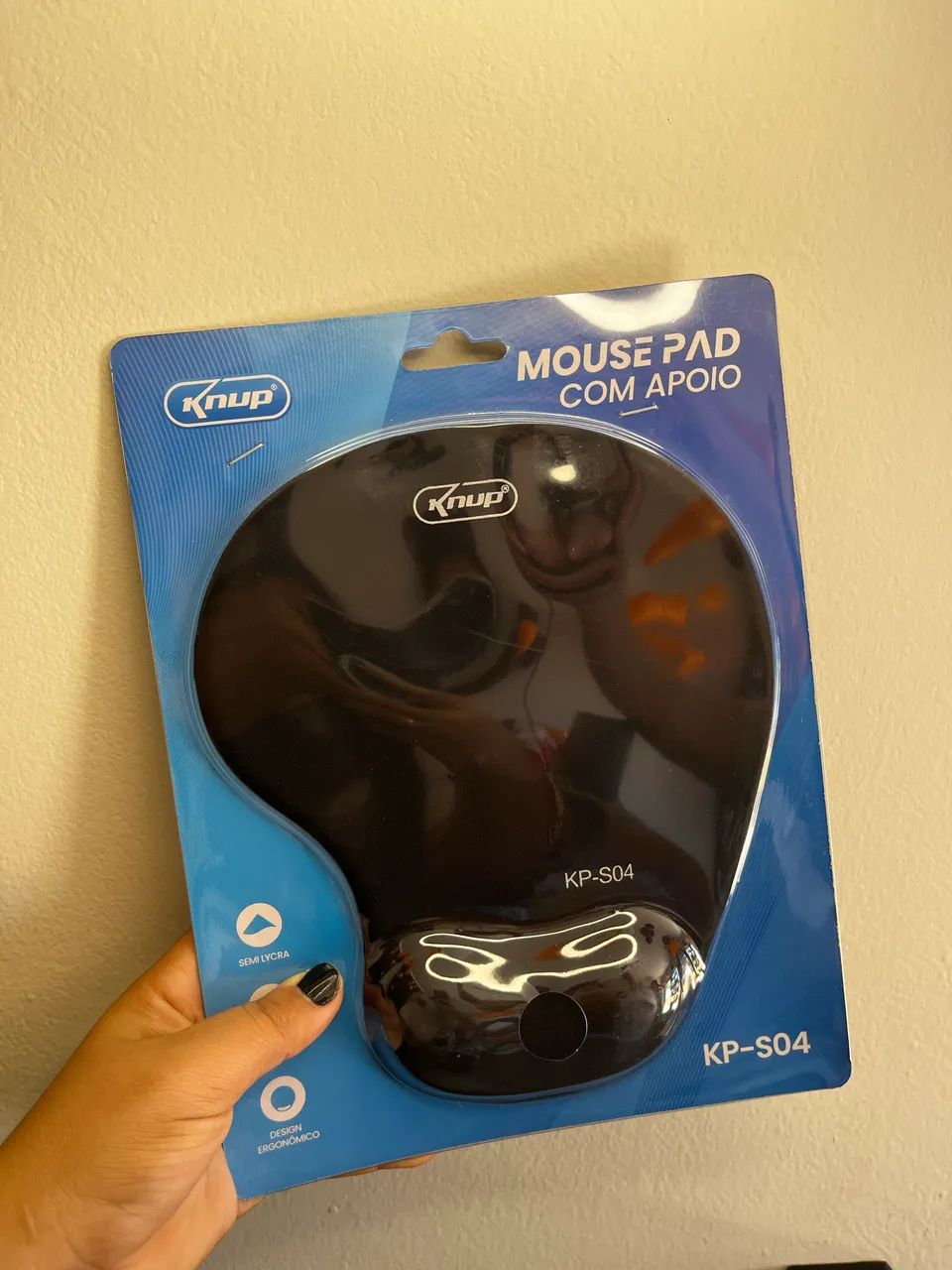 Mouse pad com apoio 