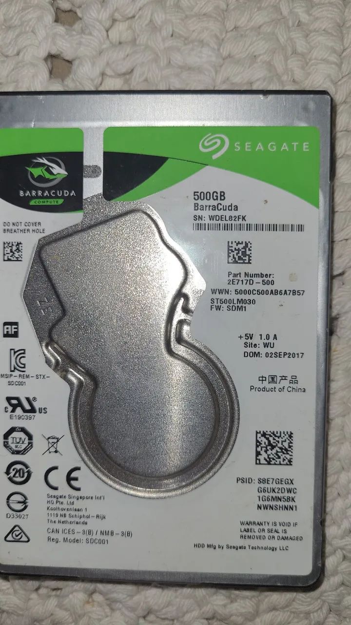 HD de notebook Seagate 500gb leia o anuncio - Foto 2