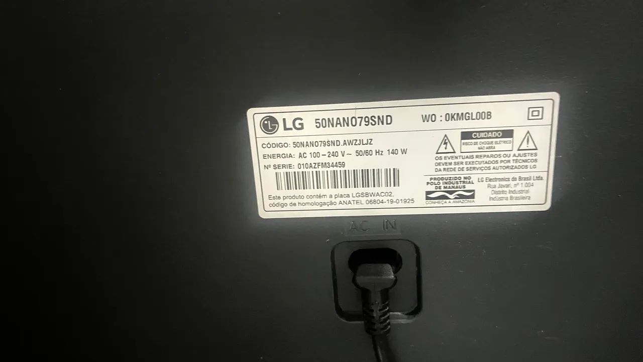 Tv Lg nano cell 50 ? com display trincado  - Foto 4