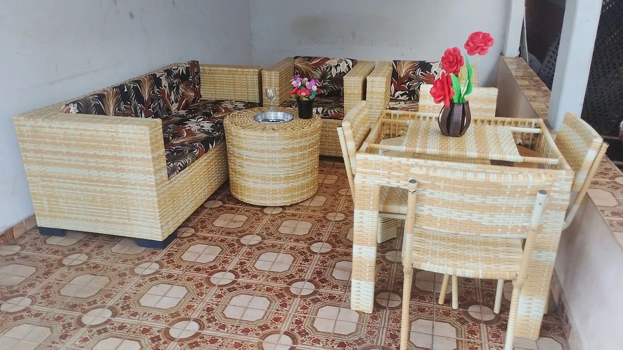 Conjunto de sofá de alto padrão de área externa  - Foto 3