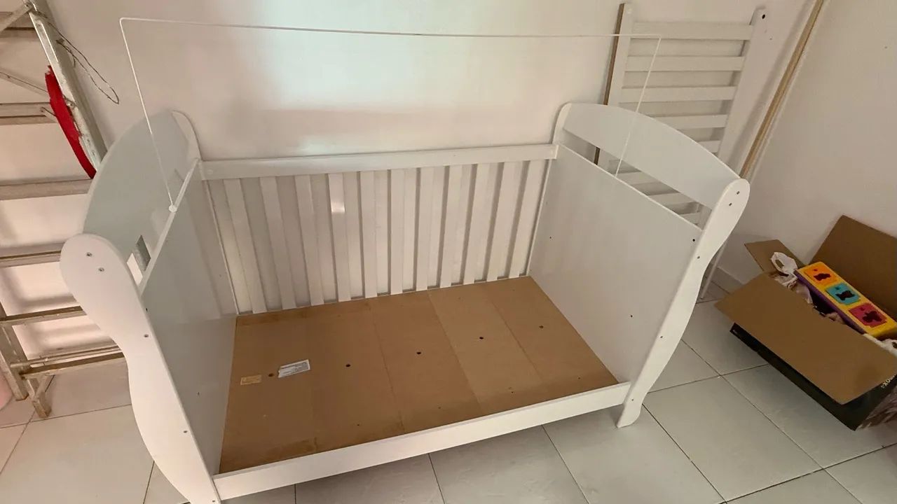 Berço com colchão 3 em 1  - Foto 3