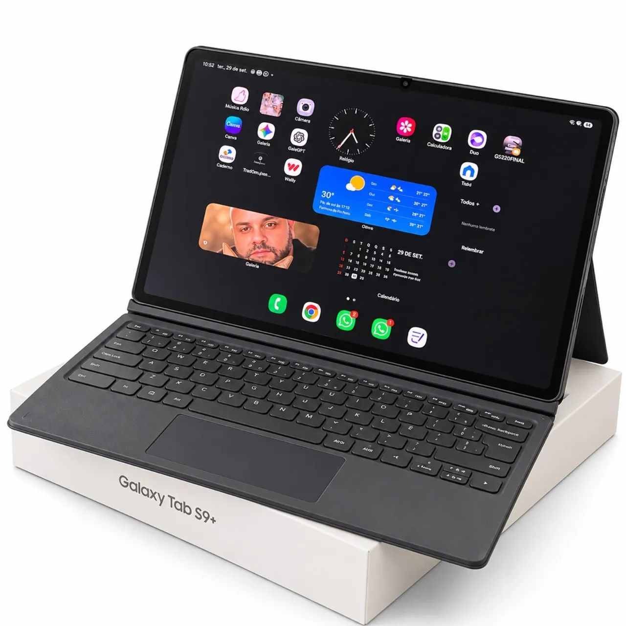 Galaxy Tab S9+ Plus 512gb Completo Ac. Trocas - Foto 2