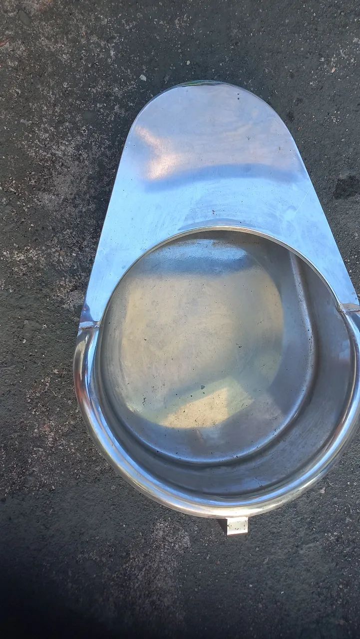 Comadre aço inox coletor de urina e fezes - Foto 3