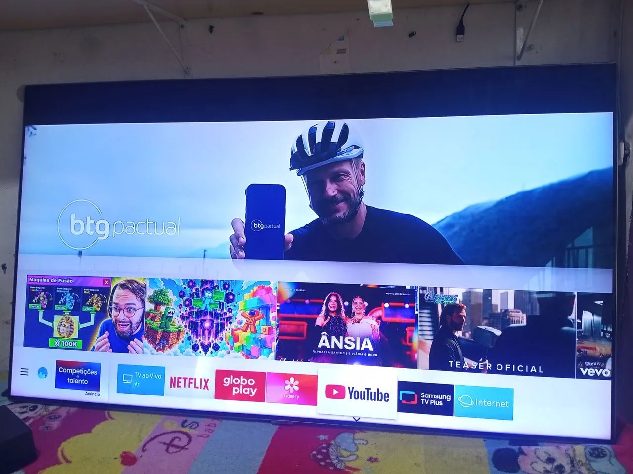 Vendo tv 55 polegadas Samsung smart 