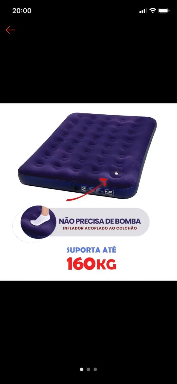 Colchão Casal Inflável  - Foto 2
