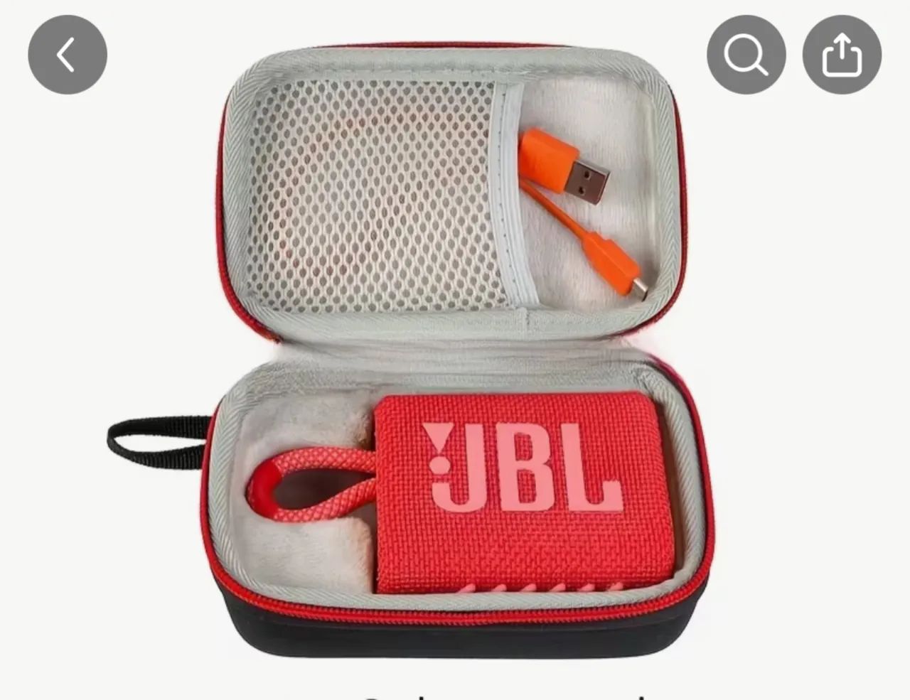 (CAIXA APENAS) Bolsa de armazenamento JBL GO3