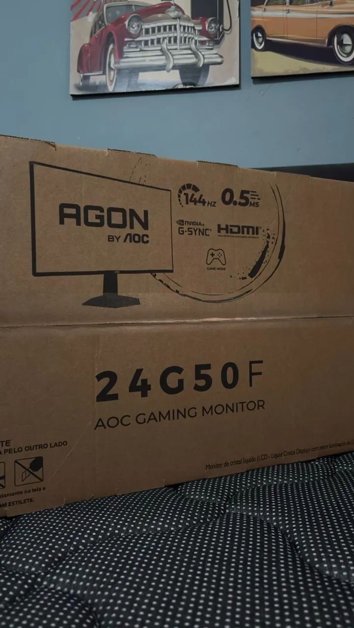 Monitor Gamer AOC 144Hz 23,8 Polegadas  - Foto 3