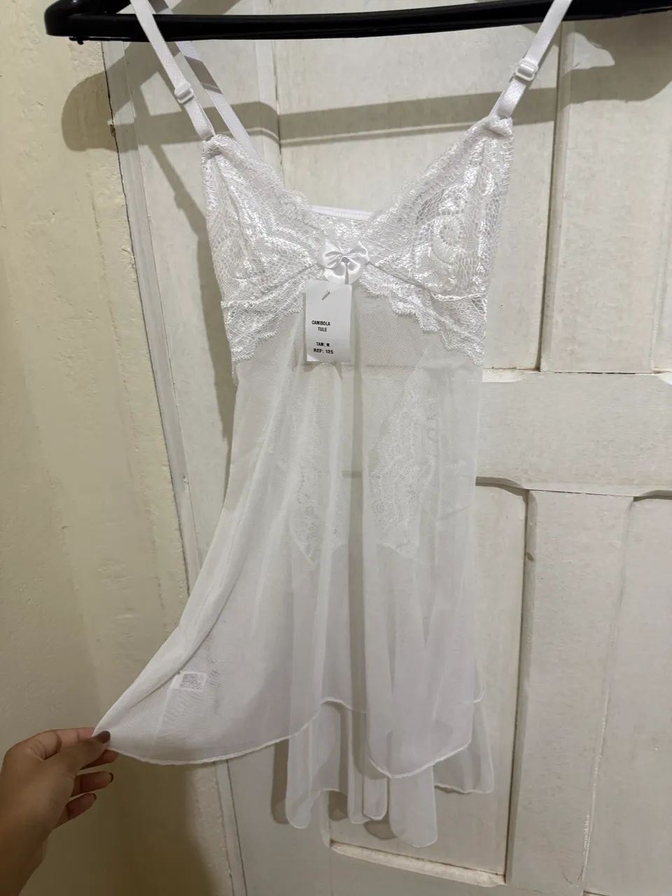 camisola de tule branca  - Foto 4