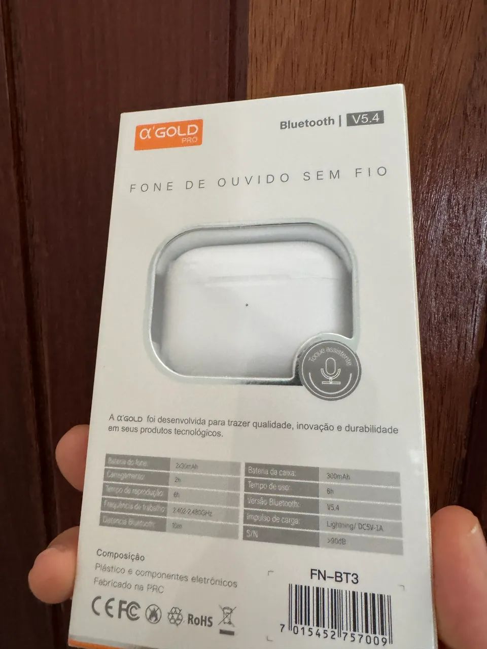 Fone de ouvido Bluetooth Selo Anatel  - Foto 3