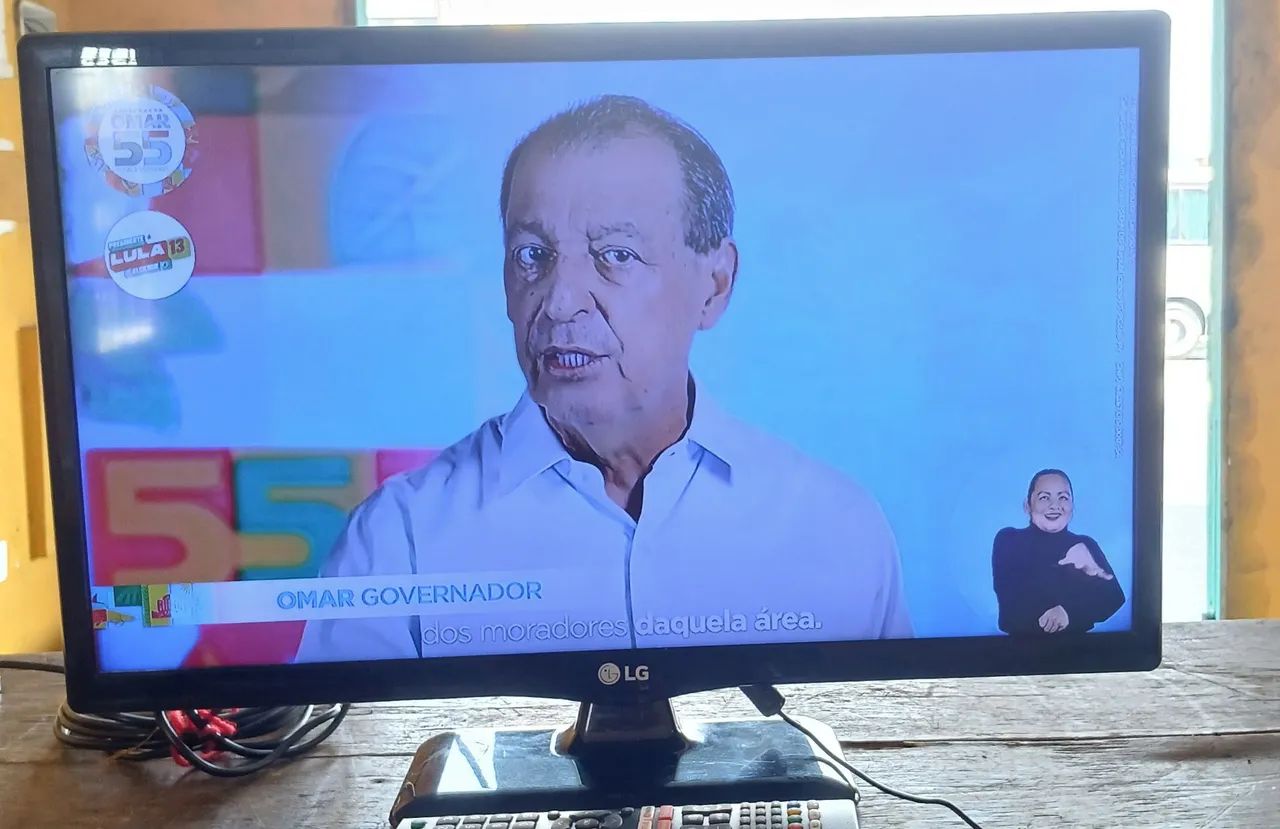 Tv monitor lg 24 polegadas nova completa 