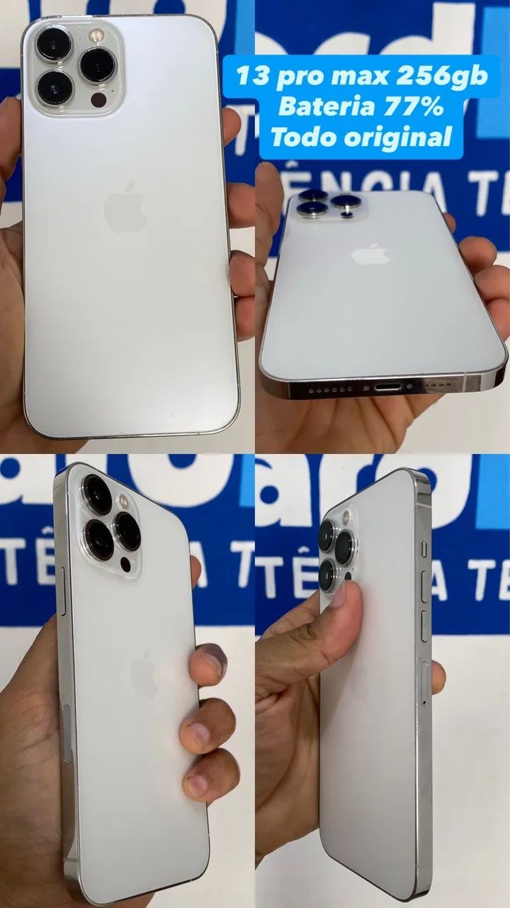 iPhone 13 Pro MAX128GBシルバー 本体 Apple iPhone 13 Pro Max (128 GB) - Prata (Novo com caixa aberta