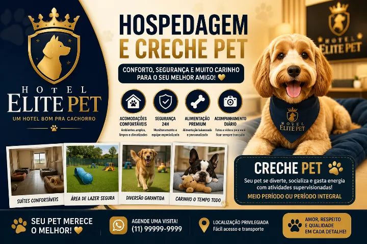 Hotel e Creche para Cachorro